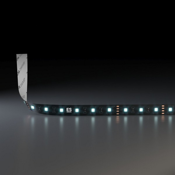 Изображение товара Светодиодная лента Elektrostandard 5050 60Led 14.4W IP20 24V 6500K Black (холодный белый)