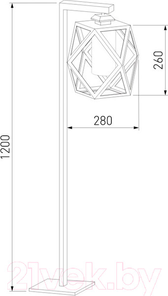 Изображение товара Фонарь уличный Elektrostandard Ambra F 35133/F (черный)