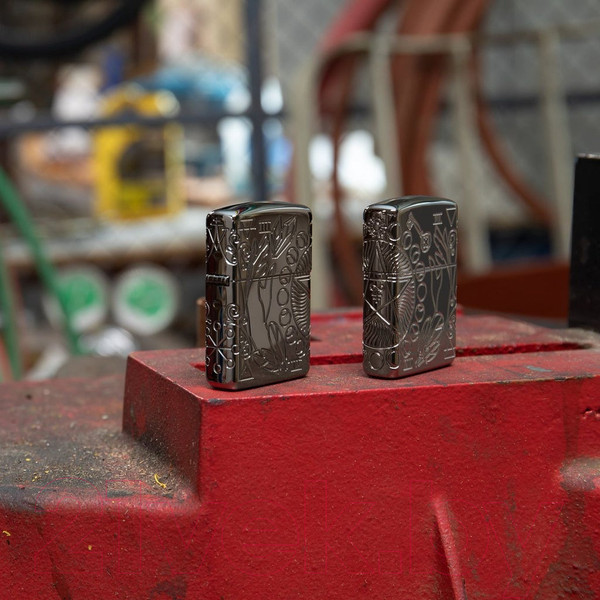 Изображение товара Зажигалка Zippo Armor Wicca Design / 49689 (черный)