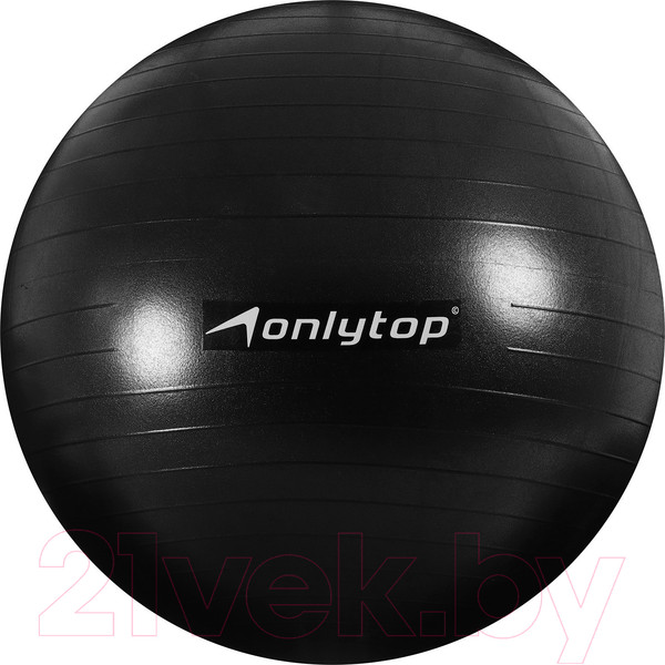 Изображение товара Фитбол гладкий Onlytop Антивзрывной / 3543999 (65см, черный)
