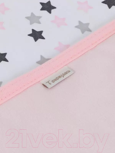 Изображение товара Плед для малышей Топотушки Звезда / 17/2 (розовый)