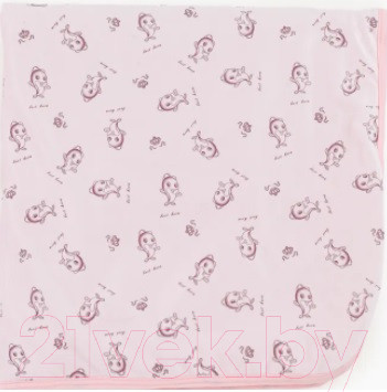 Изображение товара Плед для малышей Топотушки Дельфины / 17/8 (розовый)