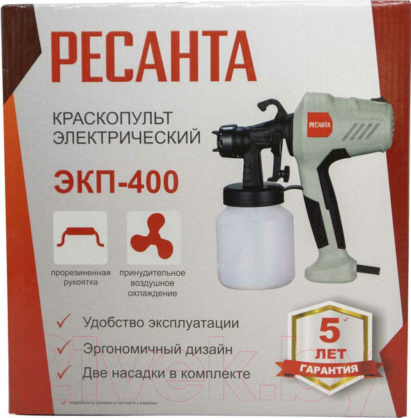 Изображение товара Краскопульт электрический Ресанта ЭКП-400 (75/17/1)