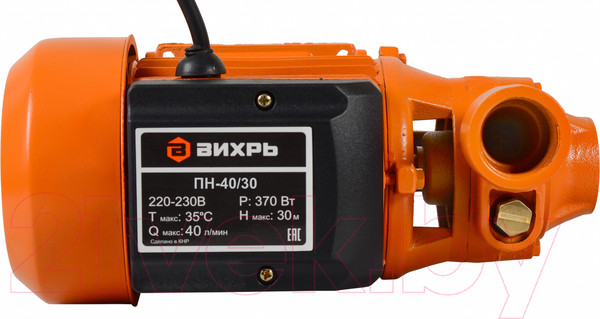 Изображение товара Поверхностный насос Вихрь ПН-40/30 (68/4/11)