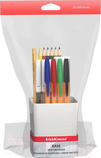 Изображение товара Настольный набор Erich Krause Base Candy / 55715 (белый)