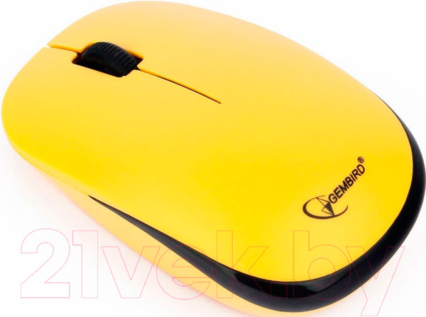 Изображение товара Комплект клавиатура и мышь Gembird KBS-9000 (желтый)