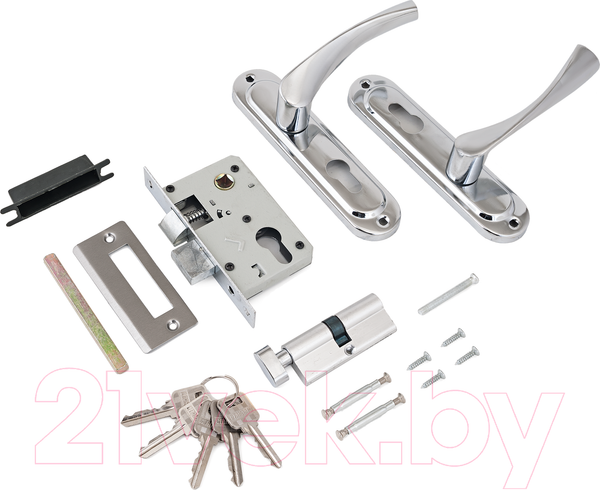 Изображение товара Замок врезной Стандарт 103/50B CP (хром)