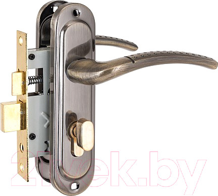 Изображение товара Замок врезной Стандарт 132/50B AB (старая бронза)