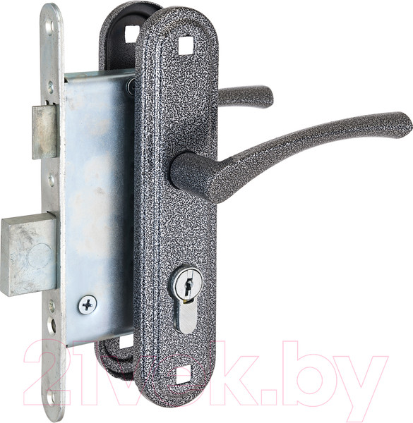 Изображение товара Замок врезной Стандарт ЗВ4-3.07С (серебристый)