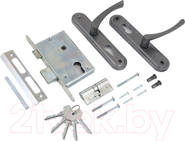Изображение товара Замок врезной Стандарт ЗВ4-3.07С (серебристый)