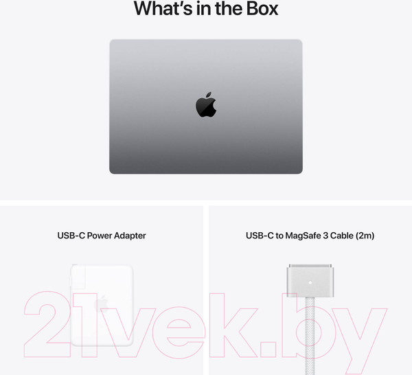 Изображение товара Ноутбук Apple Macbook Pro 16" M1 Pro 2021 512GB / Z14V0008D (серый космос)