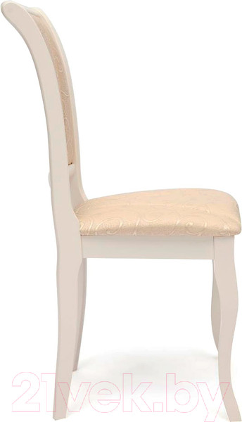 Изображение товара Стул Tetchair Opera 45x53x97 (дерево гевея/Ivory White/слоновая кость/ткань бежевая)