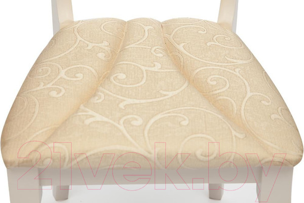 Изображение товара Стул Tetchair Opera 45x53x97 (дерево гевея/Ivory White/слоновая кость/ткань бежевая)