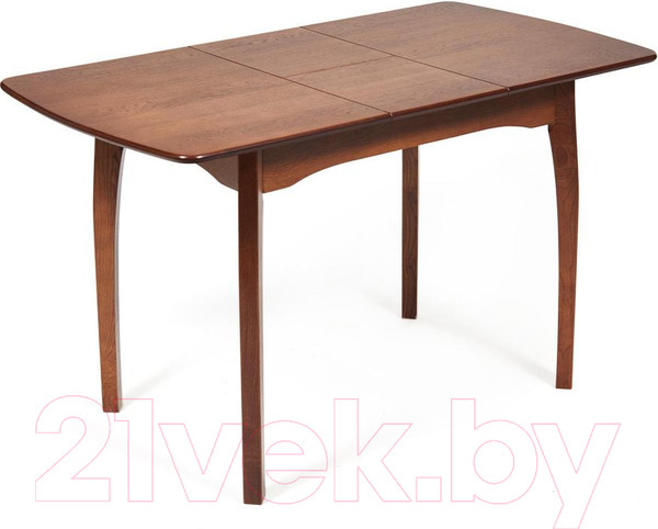 Изображение товара Обеденный стол Tetchair Caterina 100+30x70x75 (бук/коричневый)