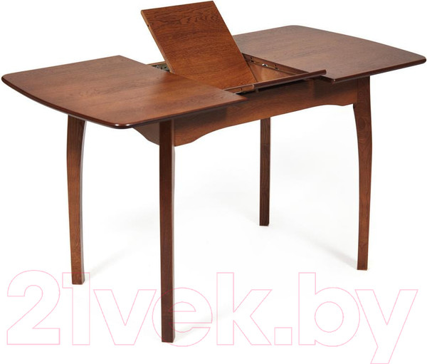 Изображение товара Обеденный стол Tetchair Caterina 100+30x70x75 (бук/коричневый)