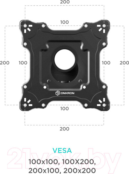 Изображение товара Кронштейн для телевизора Onkron M4S (черный)