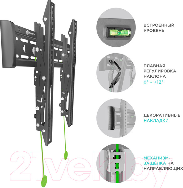 Изображение товара Кронштейн для телевизора Onkron SN14 (черный)