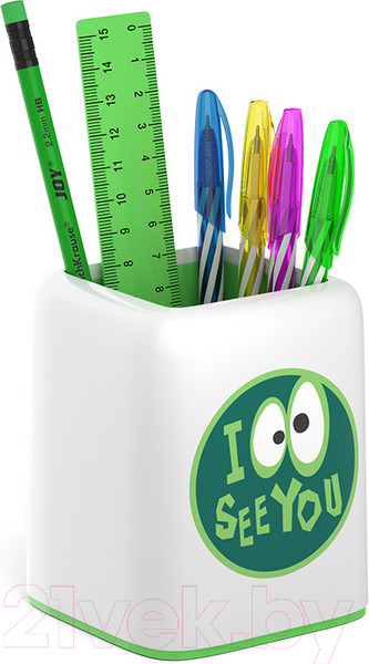 Изображение товара Настольный набор Erich Krause Forte Real Croco / 55738 (белый/зеленый)