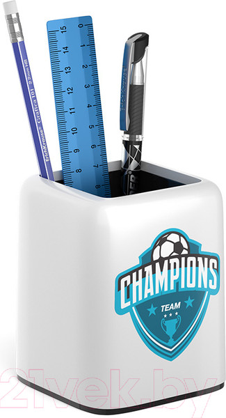 Изображение товара Настольный набор Erich Krause Forte Champions / 55740 (белый/черный)