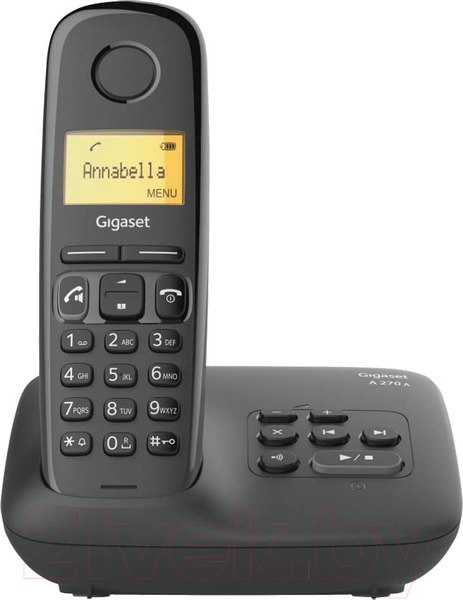 Изображение товара Беспроводной телефон Gigaset A270A (черный)