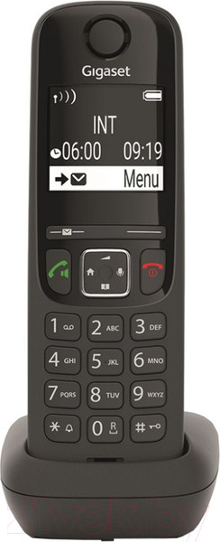 Изображение товара Дополнительная телефонная трубка Gigaset AS690HX (черный)