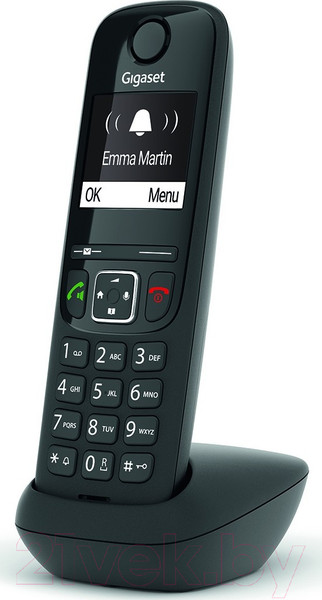 Изображение товара Дополнительная телефонная трубка Gigaset AS690HX (черный)