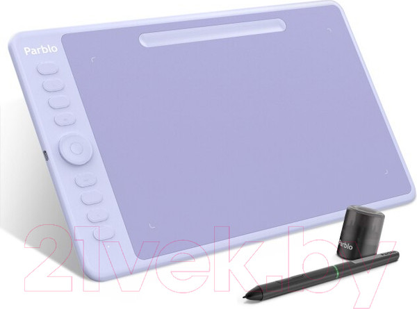 Изображение товара Графический планшет Parblo Intangbo M (фиолетовый)