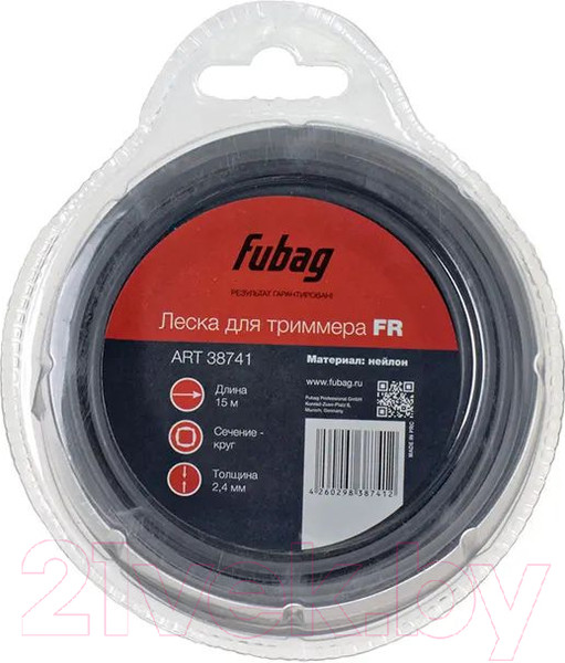 Изображение товара Леска для триммера Fubag FR 38741