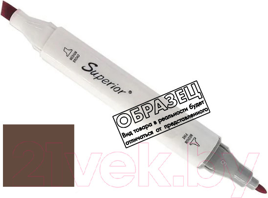 Изображение товара Маркер перманентный Superior Двухсторонний WG209