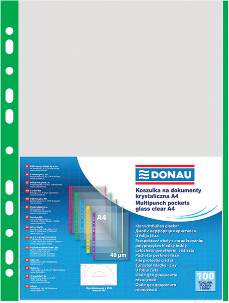 Изображение товара Папка для бумаг Donau 1774100PL-06 (зеленый)