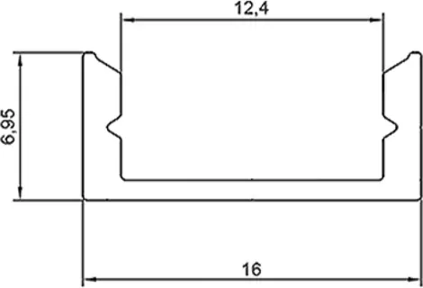 Изображение товара Профиль для светодиодной ленты Rexant 146-200