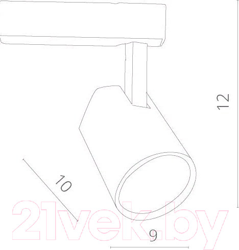 Изображение товара Трековый светильник Arte Lamp Amico Piccolo A1810PL-1WH