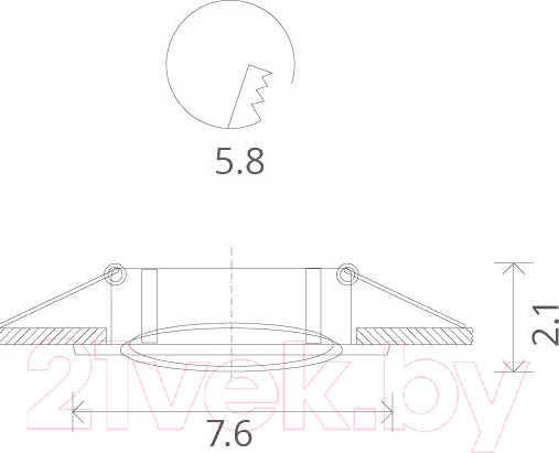 Изображение товара Точечный светильник Arte Lamp Basic A2103PL-1BK