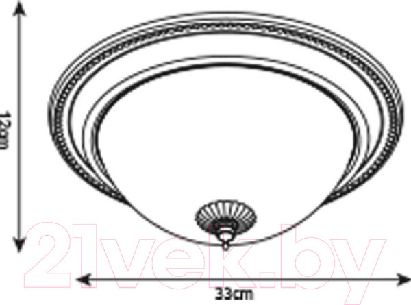 Изображение товара Потолочный светильник Arte Lamp Porch A1305PL-2AB