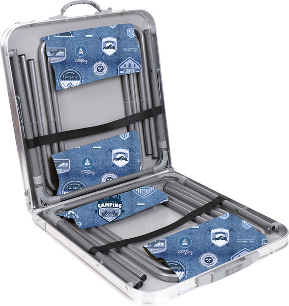 Изображение товара Комплект складной мебели Ника ССТ-К2 (голубой/джинс)