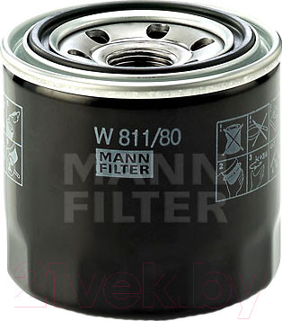 Изображение товара Масляный фильтр Mann-Filter W811/80