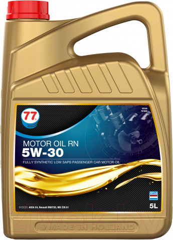 Изображение товара Моторное масло 77 Lubricants Motor Oil RN 5W30 / 707809 (5л)