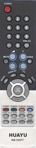 Изображение товара Пульт дистанционного управления Huayu Samsung RM-552FC