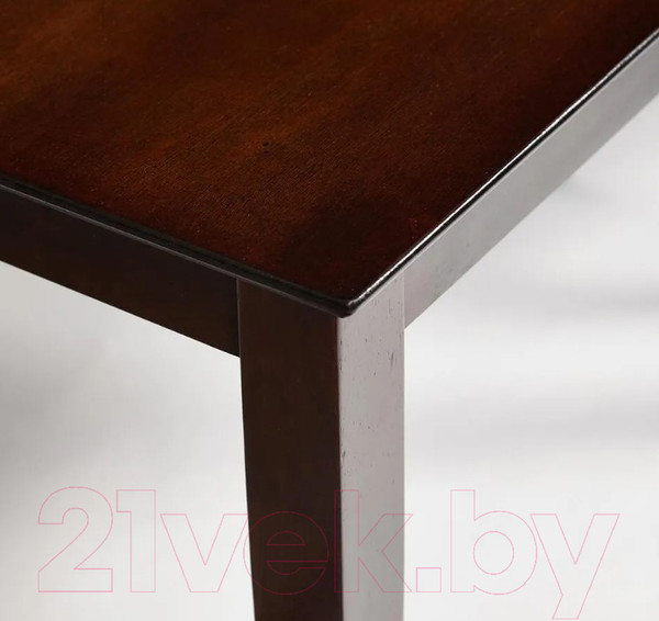 Изображение товара Обеденная группа Tetchair Hudson Dining Set эконом (дерево гевея/Cappuccino)