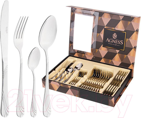 Изображение товара Набор столовых приборов Agness 942-046