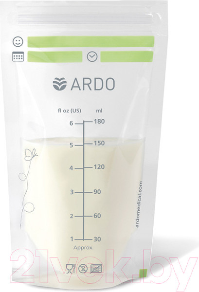 Изображение товара Набор пакетов для хранения молока ARDO 63.00.334 (25шт)