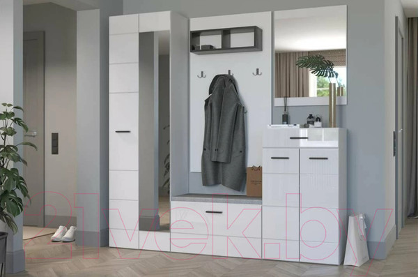 Изображение товара Зеркало НК Мебель Gloss / 72374526 (белый)