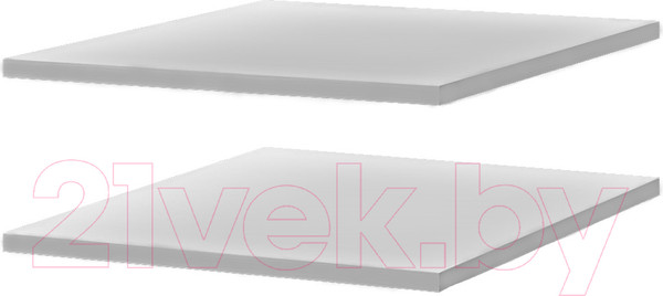 Изображение товара Комплект полок НК Мебель Gloss / 72374531 (белый)