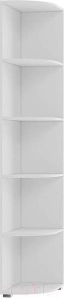 Изображение товара Угловое окончание для шкафа НК Мебель Gloss / 72374533 (белый)