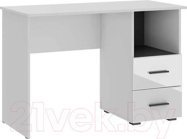 Изображение товара Туалетный столик НК Мебель Gloss / 72374548 (белый/белый глянец)