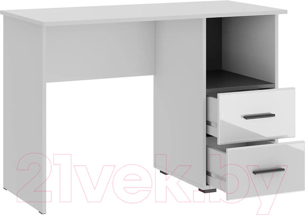 Изображение товара Туалетный столик НК Мебель Gloss / 72374548 (белый/белый глянец)