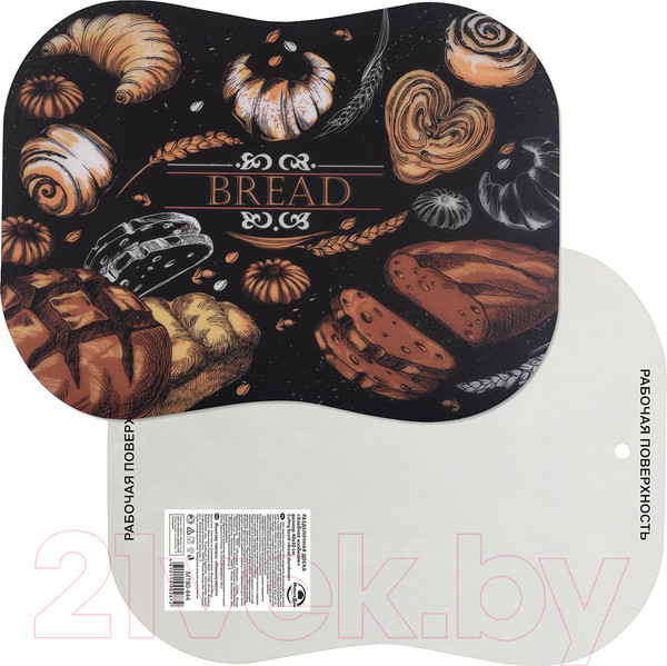 Изображение товара Разделочная доска Мультидом Хлебное изобилие / МТ80-444