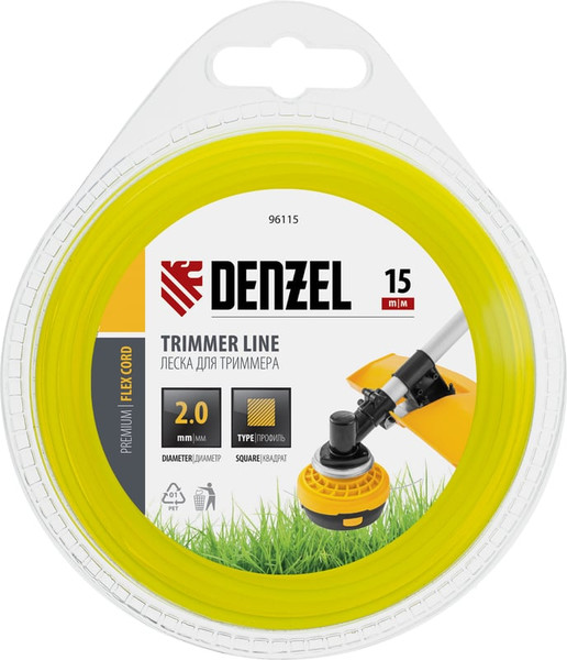Изображение товара Леска для триммера Denzel Flex Cord 96115