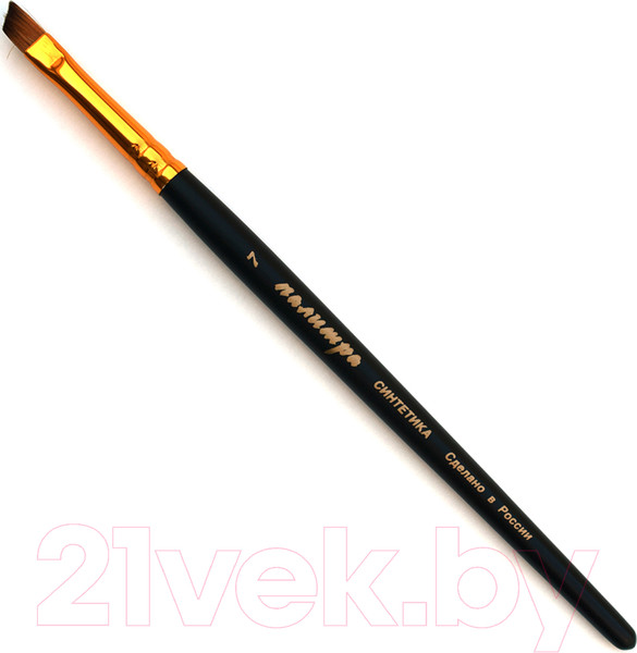 Изображение товара Кисть для рисования ПАЛИТРА Синтетика скошенная 7 / пЖS6-07.05Ж