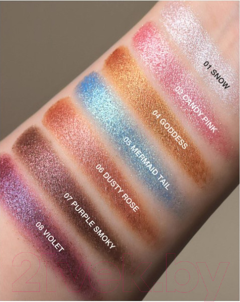 Изображение товара Тени для век Relouis Pro Eyeshadow Sparkle тон 03 Candy Pink